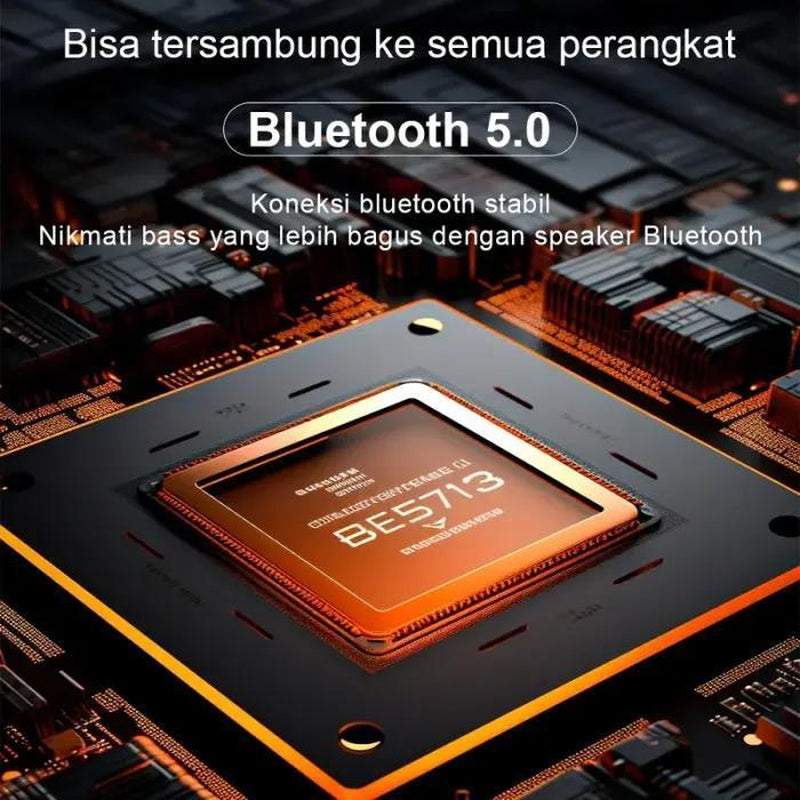 Wireless Audio Bluetooth Speaker 5In1 Phone Holder Emergency Rechargeable Withcolorful Ambient Light 300° Foldable for Tablet Iphone Android, Gifts for Men Women ,Black