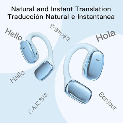 Z-ZIHNIC S11 AI Translation Earbuds 2026 New Model, Real-Time Voice Translator in 200+ Countries & 134 Languages via App, Bluetooth 5.4, IPX5 Waterproof, Hifi Sound, Wireless Earphones for Travel & Sports