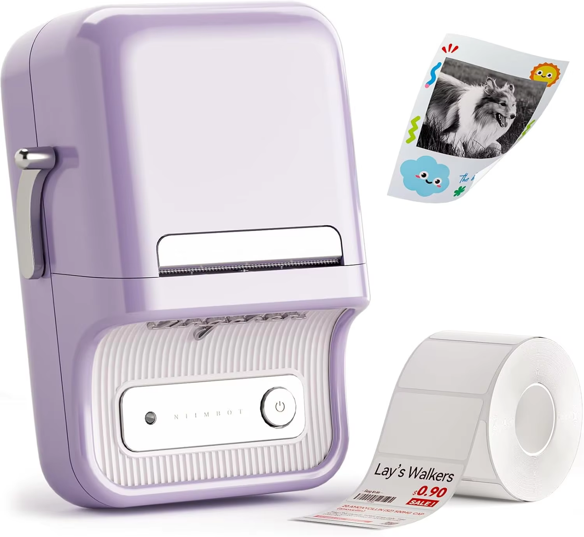 B21 PRO 300Dpi Bluetooth Adhesive Label Printers Mini Thermal Photos Sticker Printer Wireless Barcode Label Maker