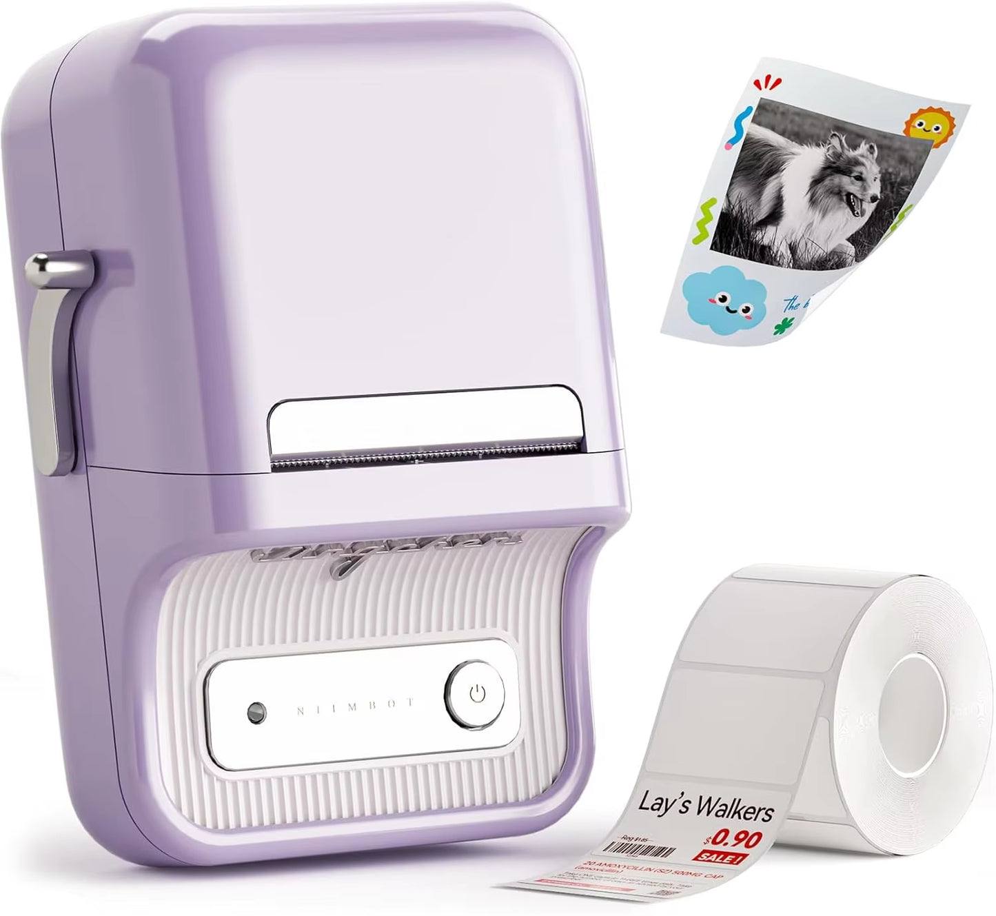 B21 PRO 300Dpi Bluetooth Adhesive Label Printers Mini Thermal Photos Sticker Printer Wireless Barcode Label Maker