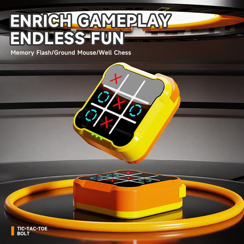 Tic-Tac-Toe Game Machine, Educational Electronic Tic-Tac-Toe Game Toy, Portable Tic-Tac-Toe Handheld Game for Improve Boys & Girls'S Logic and Memory System Screen Bundle Big Emulator Pow Set Hd Excellent Tv Game Player Il 2025 Edition Mode Retro