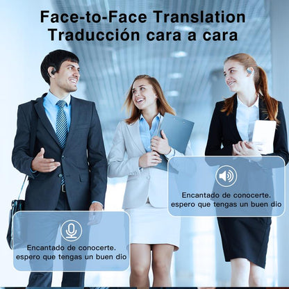 Z-ZIHNIC S11 AI Translation Earbuds 2026 New Model, Real-Time Voice Translator in 200+ Countries & 134 Languages via App, Bluetooth 5.4, IPX5 Waterproof, Hifi Sound, Wireless Earphones for Travel & Sports