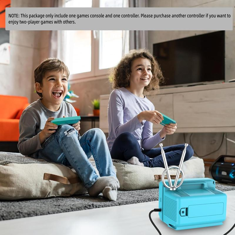 【2025Upgraded Retro Game Console】Retro Game Console with 308 Classic Games, Built-In Controller and TV Cable Christmas Gifts – Gifts for Kids