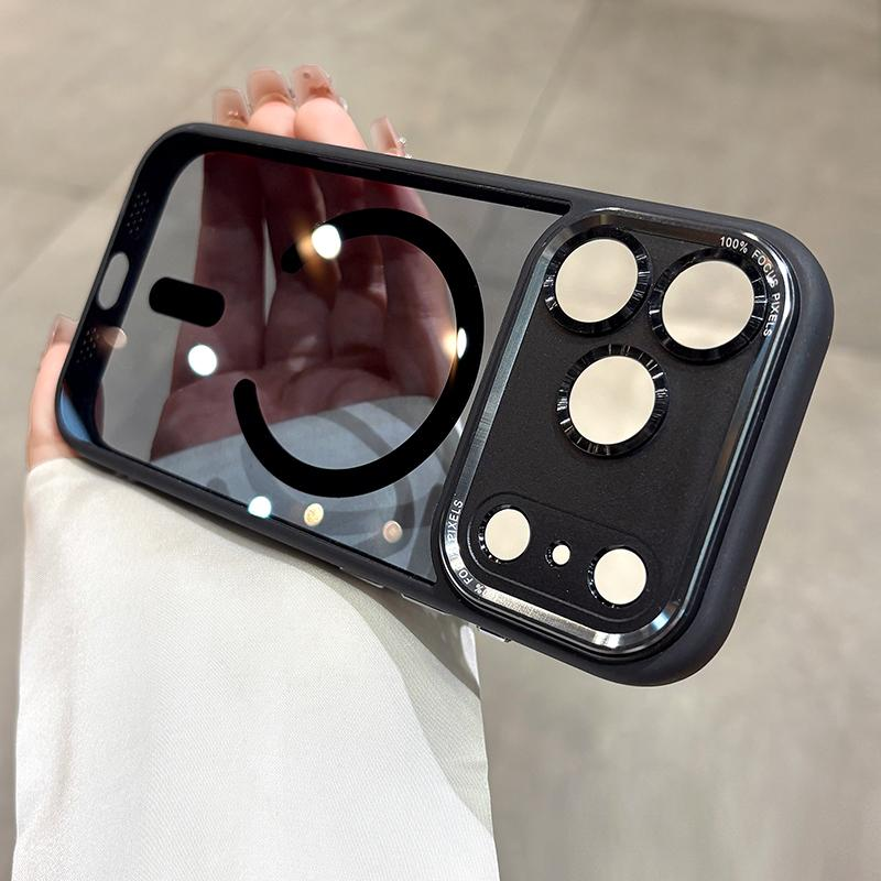 Protector Clear Magnetic Phone Case for Iphone 17/16/15/14/13/12 Pro Max plus with Magnetic Wireless Charging Shockproof Full Body Protection Scratch Resistant Anti-Yellow