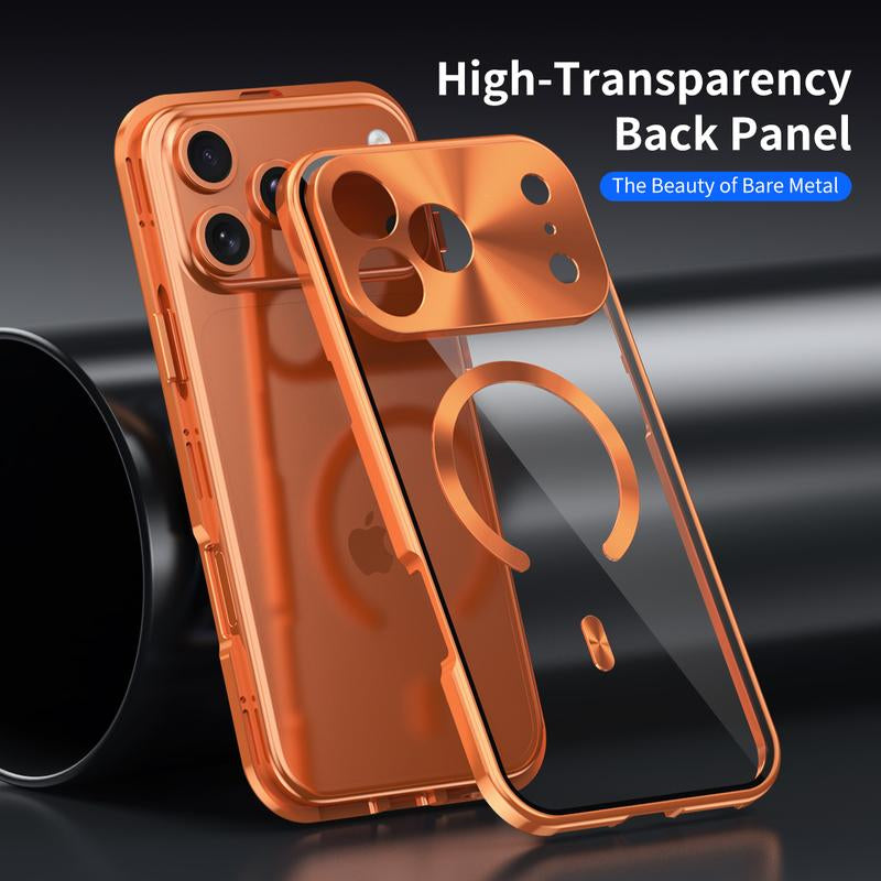 Metal Frame Protection Privacy Screen Protector anti Drop Magnetic Charging Iphone12-17 Patriotic Gift Fashion Trendy Phone Cases Phone Case Magsafe Charger Cover Iphone 16 Case Full Coverage Privacy Protective Smartphone