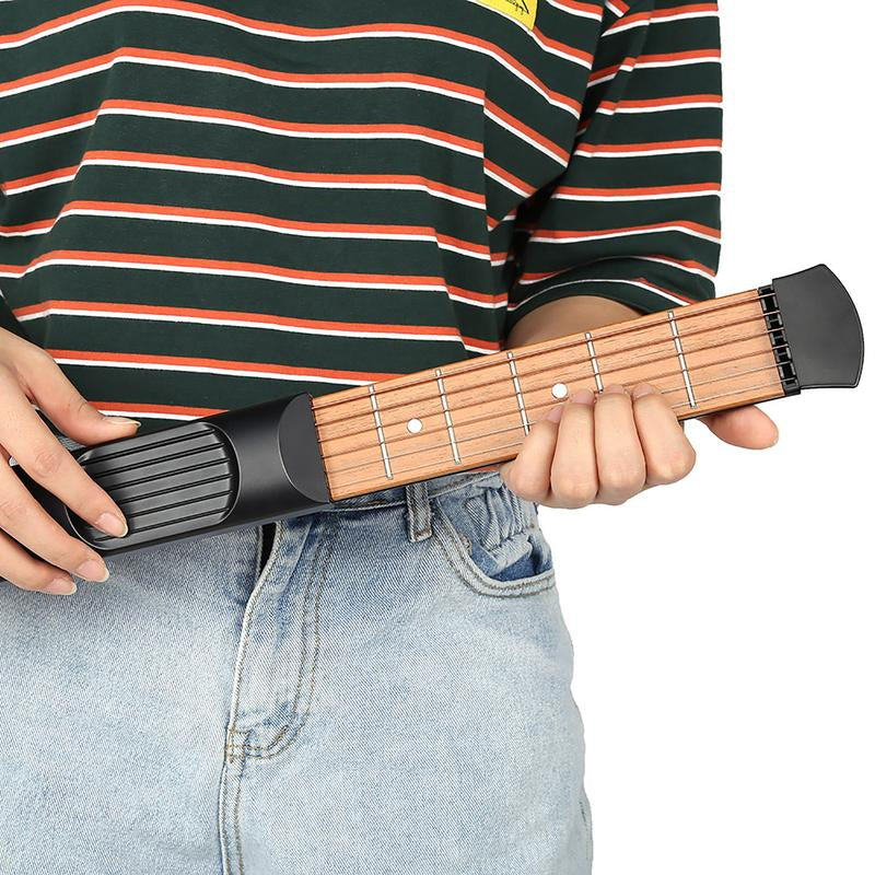 Portable Mini 6 Fret Guitar Practice Hands Training Tool Chord Trainer