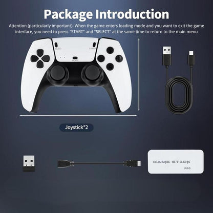 2025 M15 plus Retro Game Console Built in Game Stick Wireless Controllers Classic Game Emulator Esports Controller