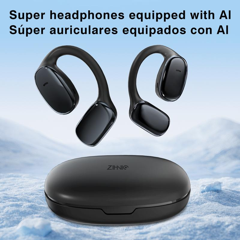 Z-ZIHNIC S11 AI Translation Earbuds 2026 New Model, Real-Time Voice Translator in 200+ Countries & 134 Languages via App, Bluetooth 5.4, IPX5 Waterproof, Hifi Sound, Wireless Earphones for Travel & Sports