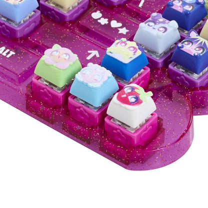 Clickeez Keyboard Mega Pack - the Set Comes with One Clickeez-Themed Keyboard, 15 Clickeez, and One Keychain, Ages 6+