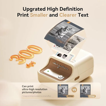 B21 PRO 300Dpi Bluetooth Adhesive Label Printers Mini Thermal Photos Sticker Printer Wireless Barcode Label Maker