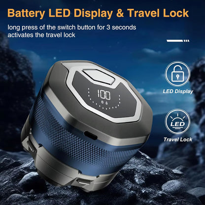 Electric Head Shavers for Bald Men 6D Magnetic Razor Hair Trimmer Rechargeable LED Display Waterproof Beard Shavers Hair Cutting