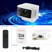 HY350MAX 500ANSI Gaming Projector Native 1080P 8K Decoding Wifi6 BT5.4 Auto Focus 4Ms Latency Ultra Short Throw Home Cinema Projector