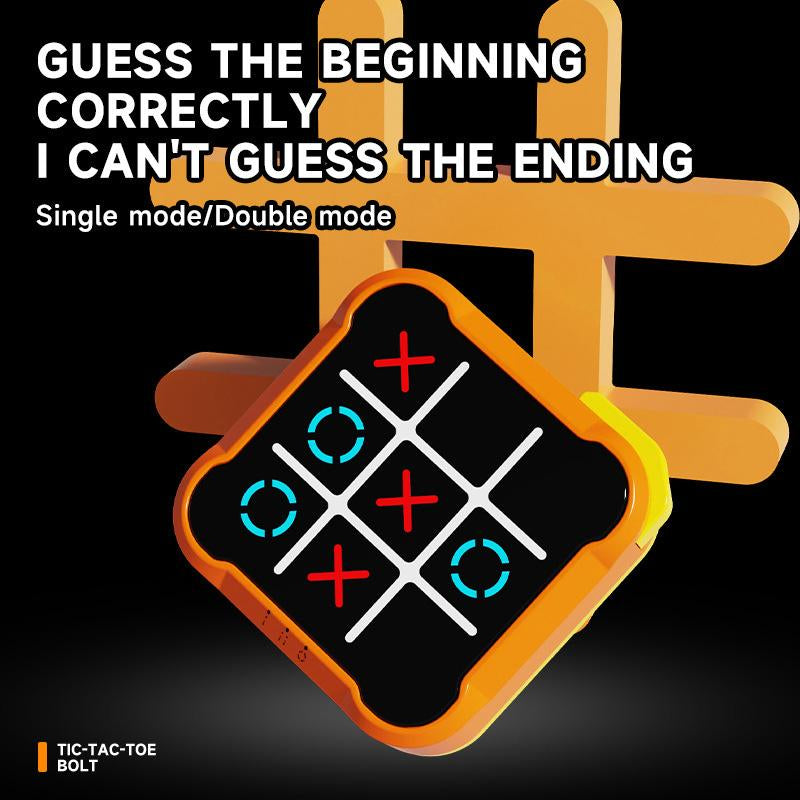 Tic-Tac-Toe Game Machine, Educational Electronic Tic-Tac-Toe Game Toy, Portable Tic-Tac-Toe Handheld Game for Improve Boys & Girls'S Logic and Memory System Screen Bundle Big Emulator Pow Set Hd Excellent Tv Game Player Il 2025 Edition Mode Retro