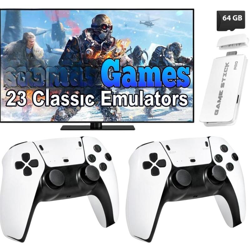 2025 M15 plus Retro Game Console Built in Game Stick Wireless Controllers Classic Game Emulator Esports Controller