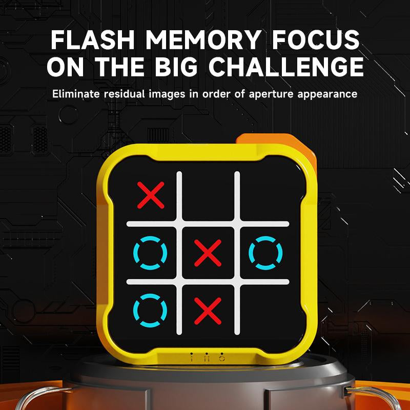 Tic-Tac-Toe Game Machine, Educational Electronic Tic-Tac-Toe Game Toy, Portable Tic-Tac-Toe Handheld Game for Improve Boys & Girls'S Logic and Memory System Screen Bundle Big Emulator Pow Set Hd Excellent Tv Game Player Il 2025 Edition Mode Retro